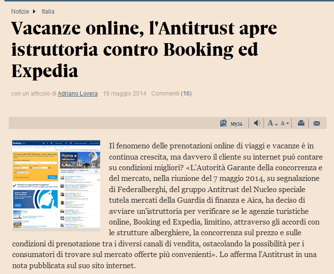 booking expedia antitrust